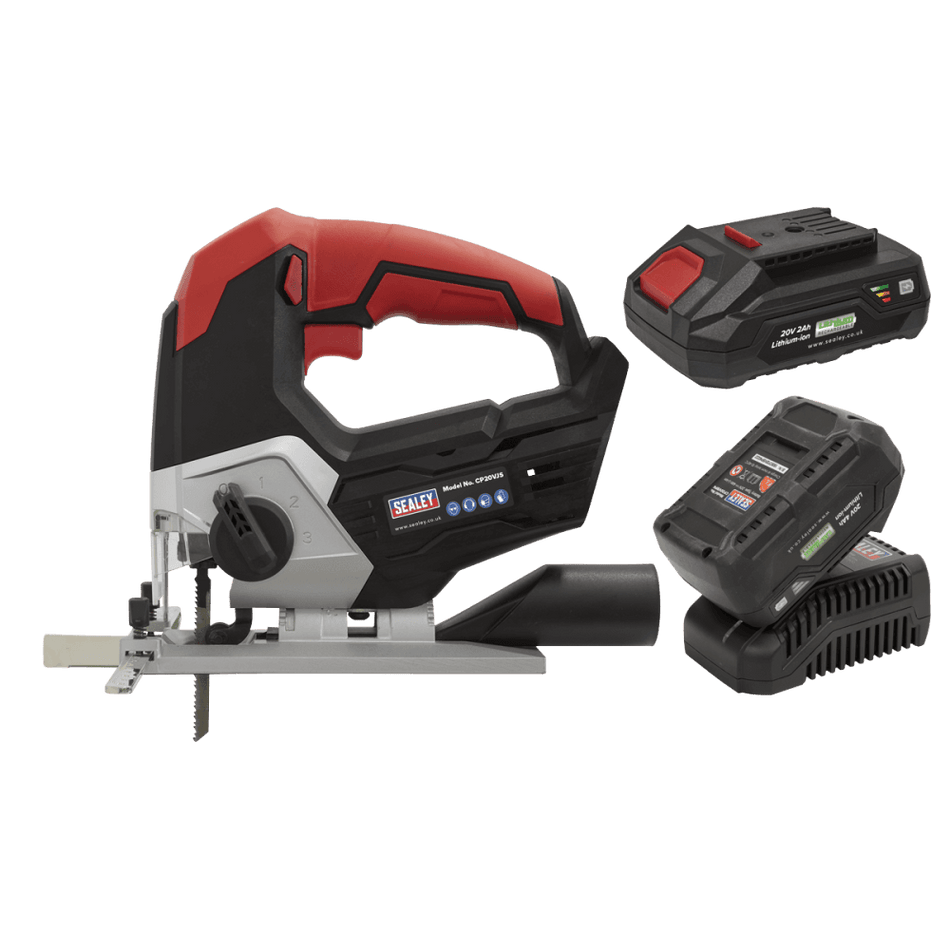 Cordless Jigsaw Kit 20V - 2 Batteries Model No-CP20VJSKIT