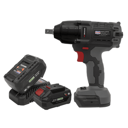 Impact Wrench Kit 1/2"Sq Drive 700Nm 20V - 2 Batteries Model No-CP20VPIWKIT