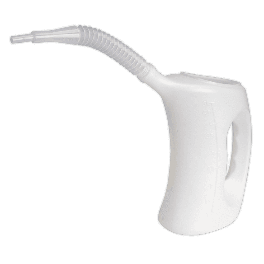 Sealey Measuring Jug with Flexible Spout 5ltr Model No-J5F