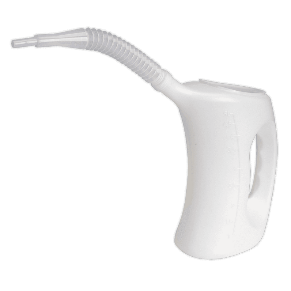 Sealey Measuring Jug with Flexible Spout 5ltr Model No-J5F