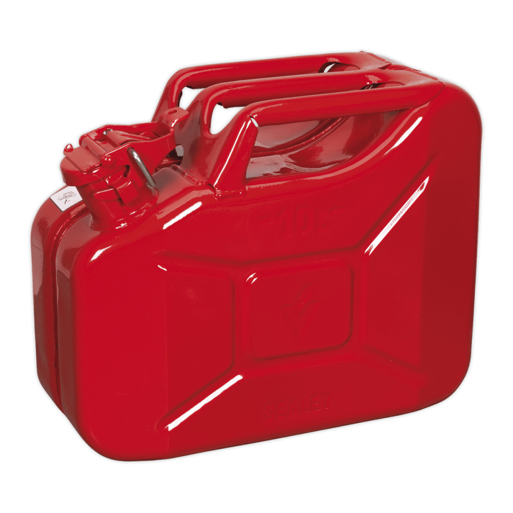 Sealey Jerry Can 10ltr - Red Model No-JC10