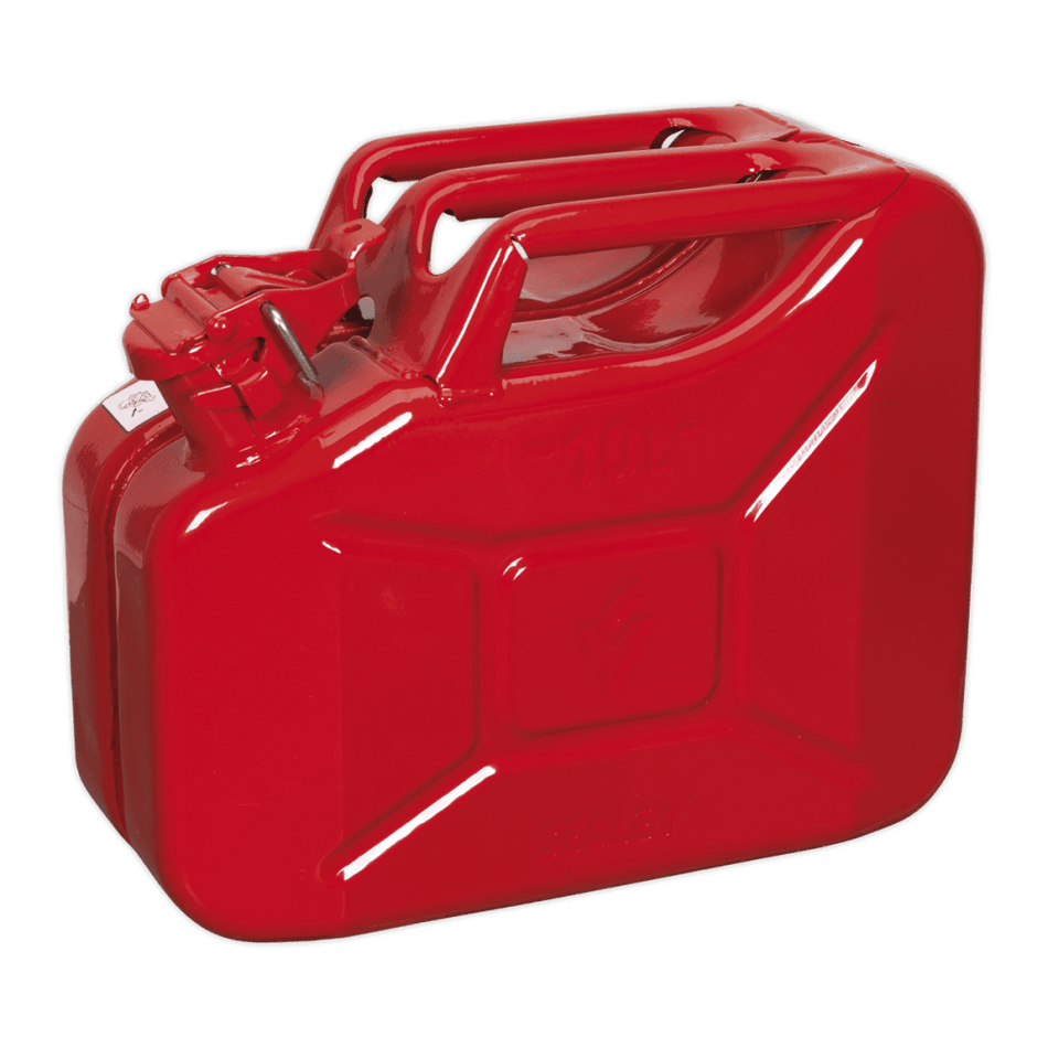 Sealey Jerry Can 10ltr - Red Model No-JC10