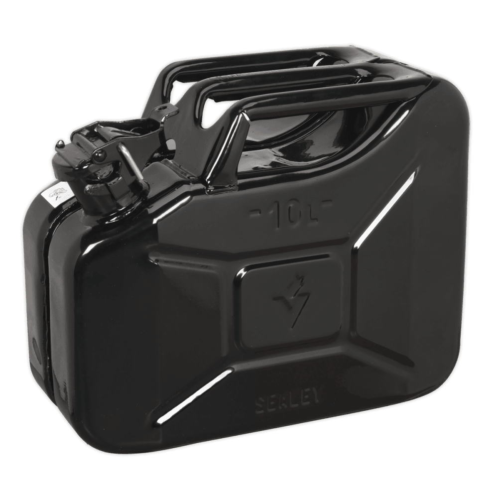 Sealey Jerry Can 10ltr - Black Model No-JC10B