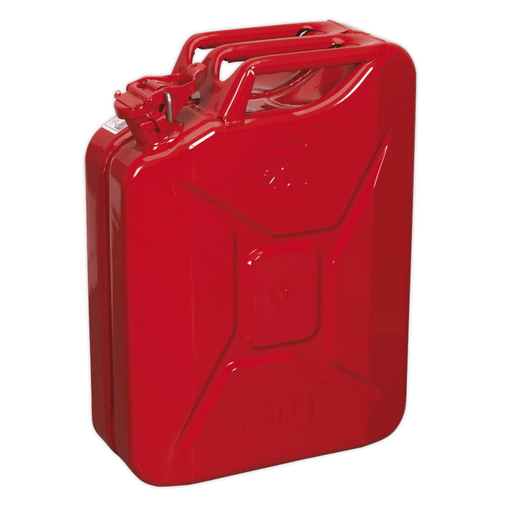 Sealey Jerry Can 20ltr - Red Model No-JC20
