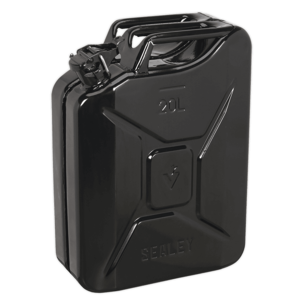 Sealey Jerry Can 20ltr - Black Model No-JC20B