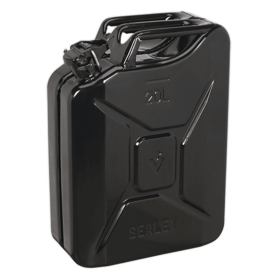 Sealey Jerry Can 20ltr - Black Model No-JC20B