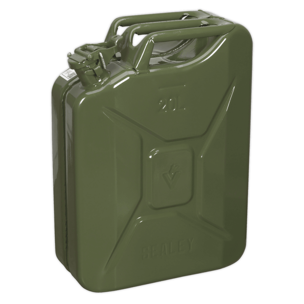 Sealey Jerry Can 20ltr - Green Model No-JC20G