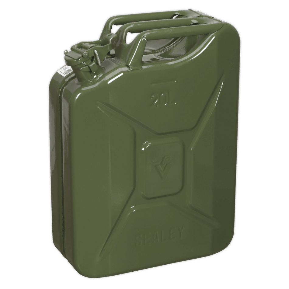 Sealey Jerry Can 20ltr - Green Model No-JC20G