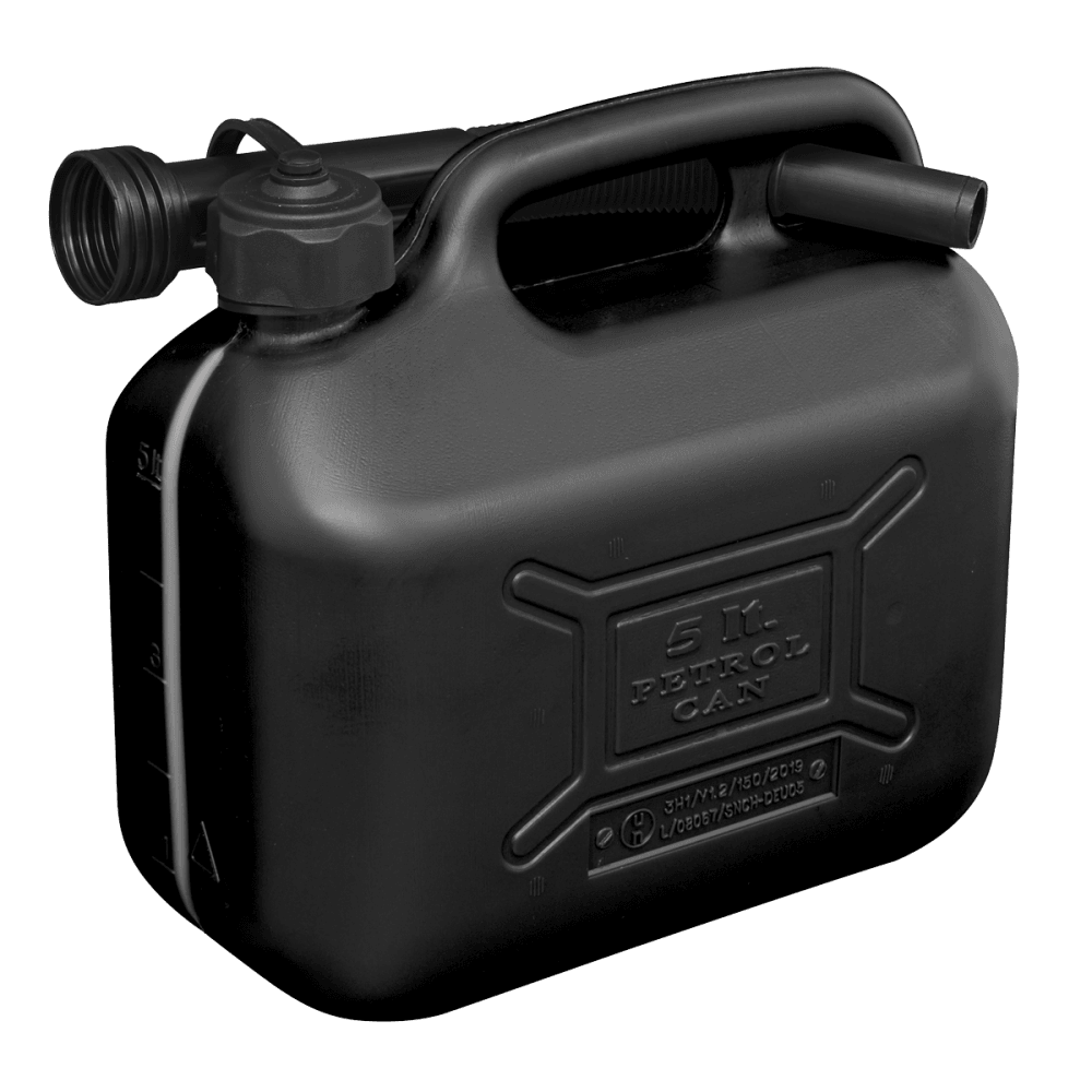 Sealey Fuel Can 5ltr - Black Model No-JC5B