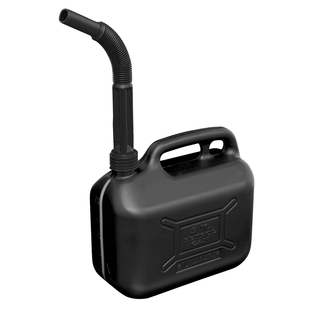Sealey Fuel Can 5ltr - Black Model No-JC5B