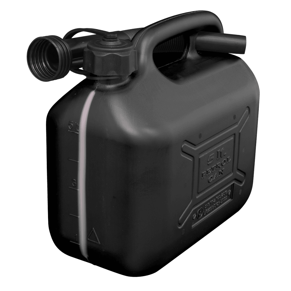 Sealey Fuel Can 5ltr - Black Model No-JC5B