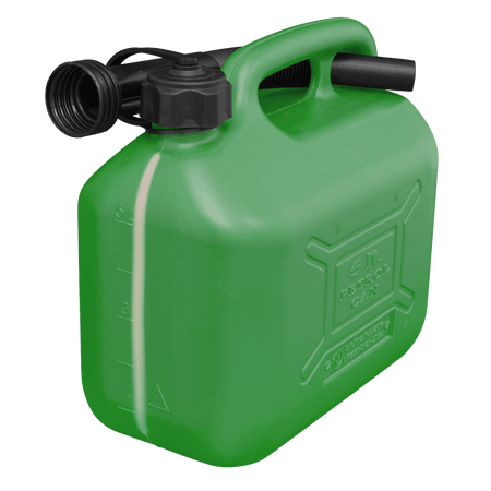 Sealey Fuel Can 5ltr - Green Model No-JC5G