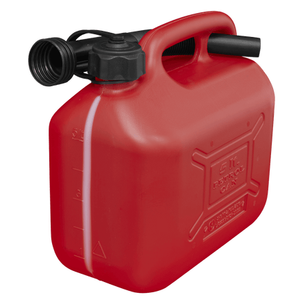 Sealey Fuel Can 5ltr - Red Model No-JC5R