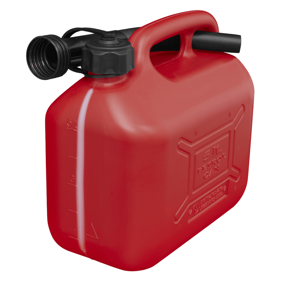 Sealey Fuel Can 5ltr - Red Model No-JC5R