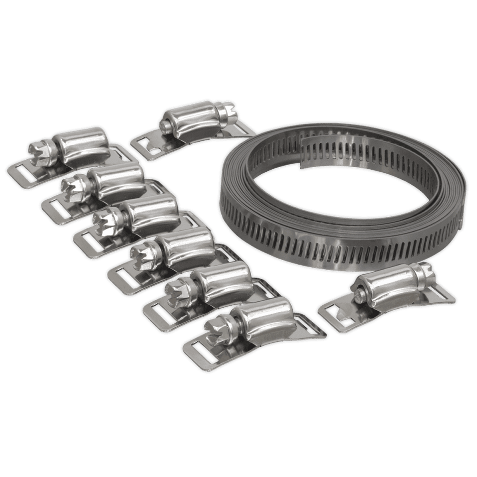 Sealey Hose Clamp Set Self-Build 12.7mm Band Width Model No-JC972