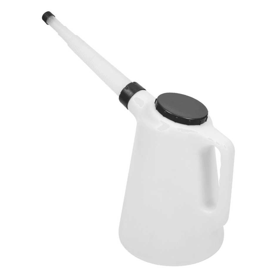 Sealey Oil Container with Lid & Flexi-Spout 5ltr Model No-JDL5