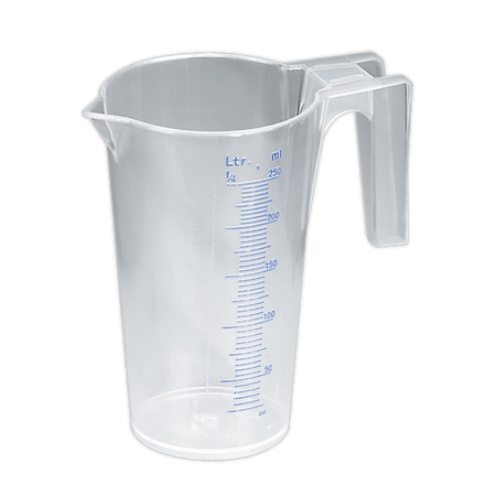 Sealey Measuring Jug Translucent 0.25ltr Model No-JT0250