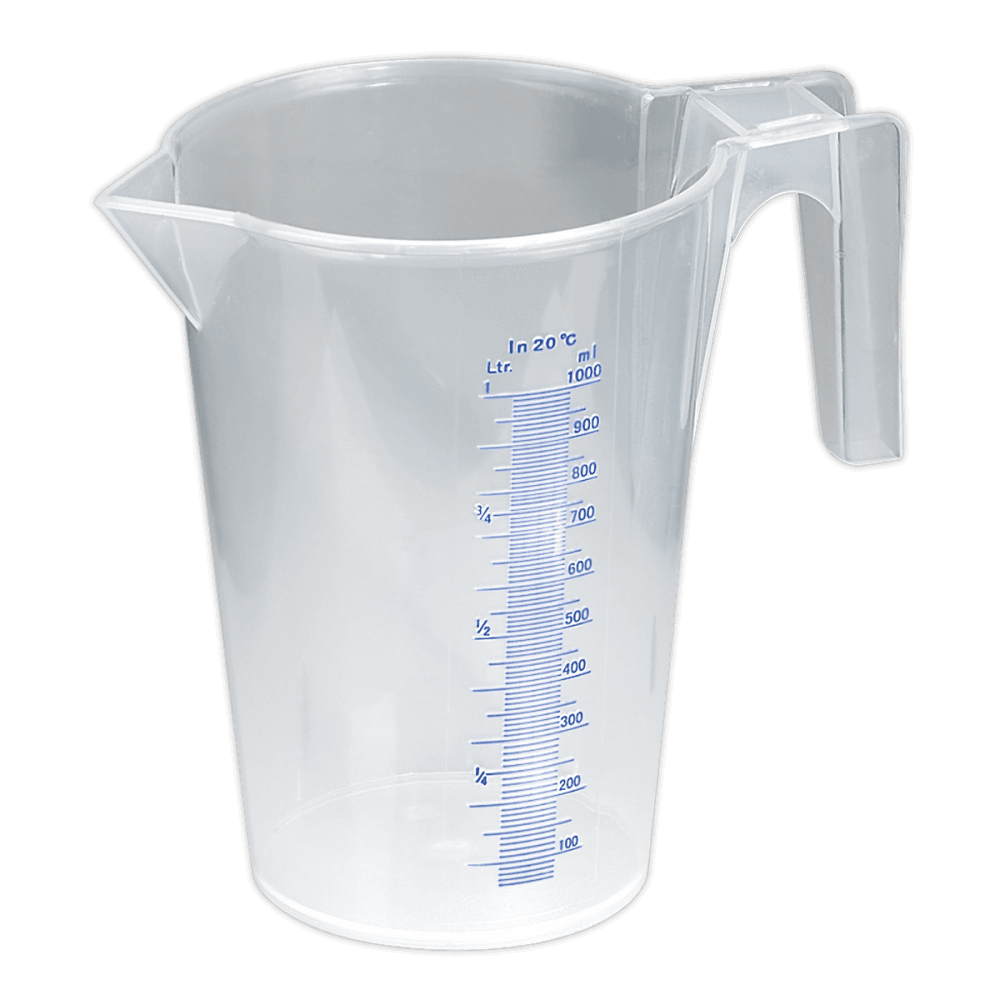 Sealey Measuring Jug Translucent 1ltr Model No-JT1000