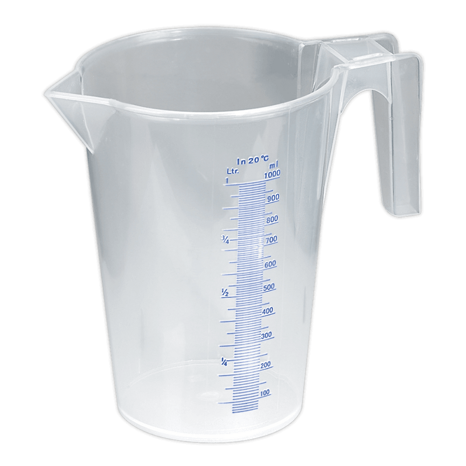 Sealey Measuring Jug Translucent 1ltr Model No-JT1000