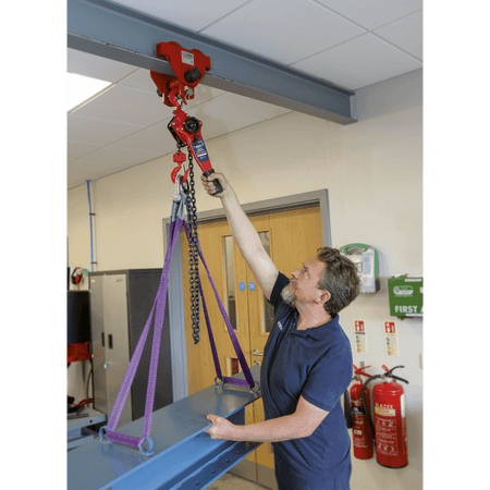 Sealey Lever Hoist Steel 750kg Model No-LH750