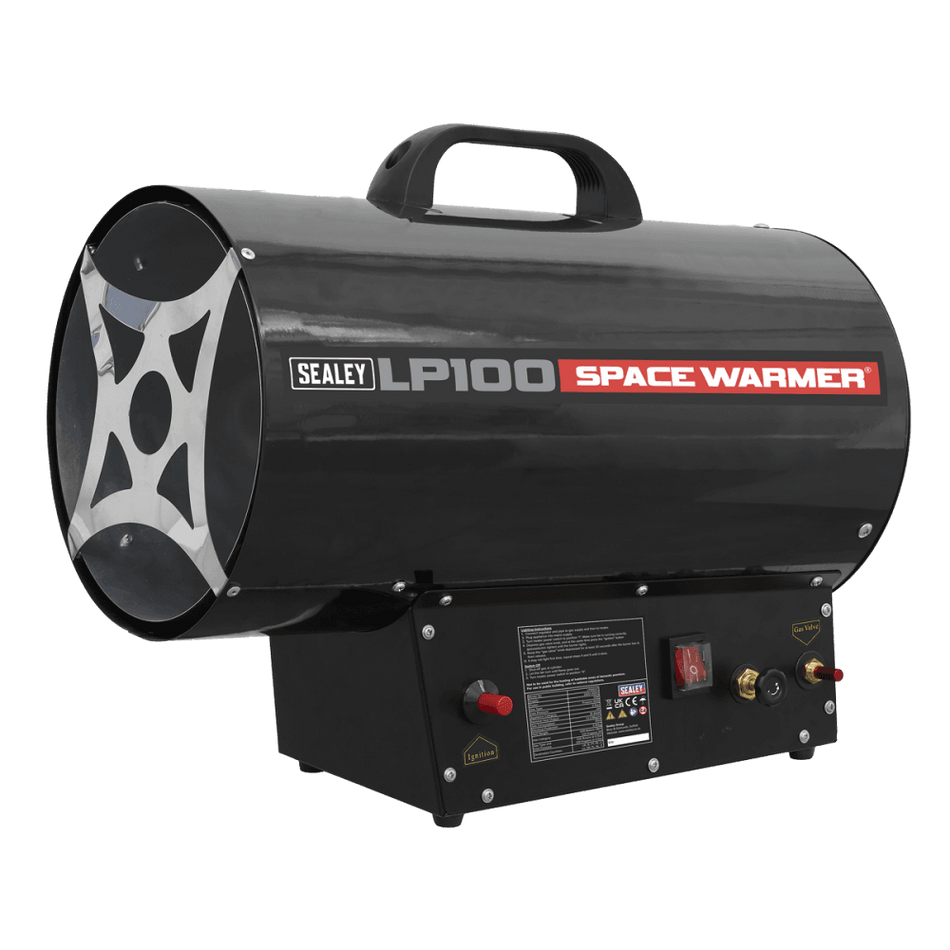 Sealey Space Warmer Propane Heater 68,000-97,000Btu/hr Model No-LP100