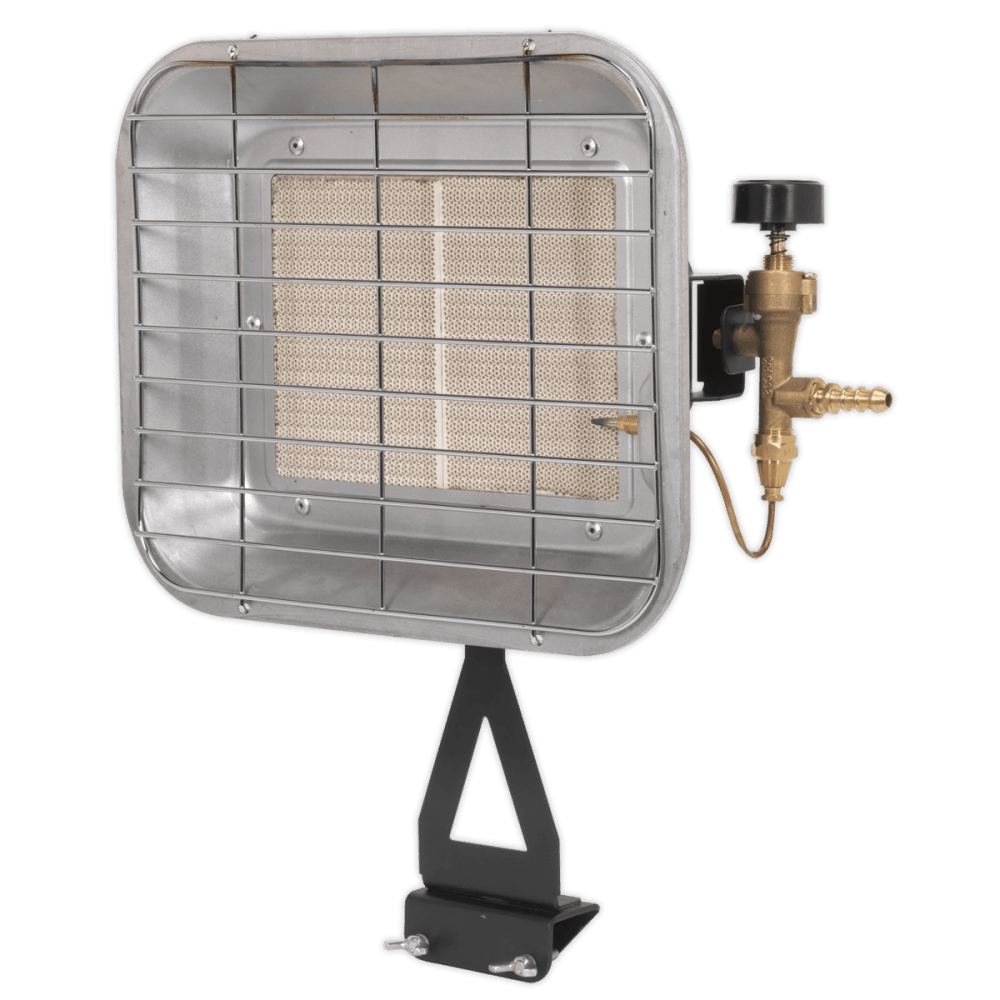 Sealey Space Warmer Propane Heater 10,250-15,354Btu/hr Bottle Mounting Model No-LP13