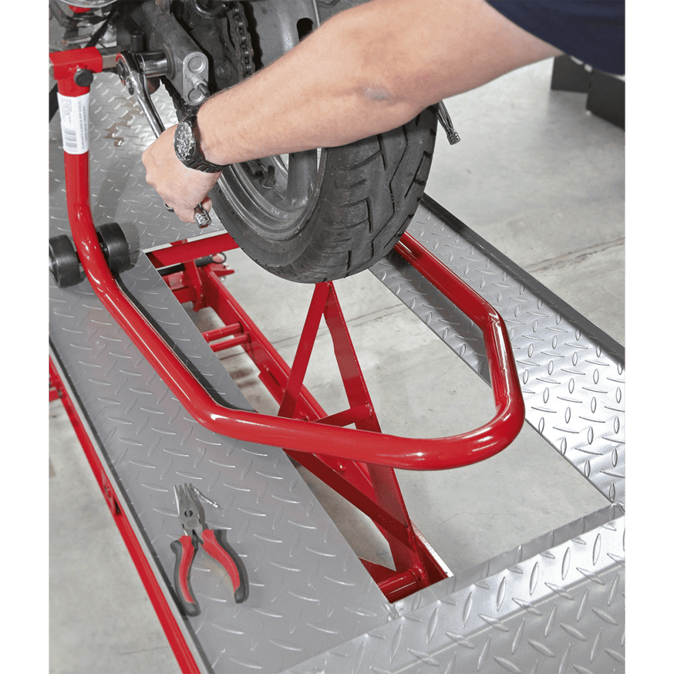 Sealey Motorcycle Lift 454kg Capacity Hydraulic Model No-MC401