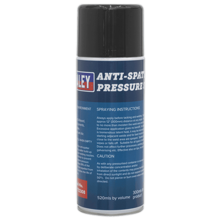 Sealey Anti-Spatter Pressure Spray 300ml Model No-MIG/722308