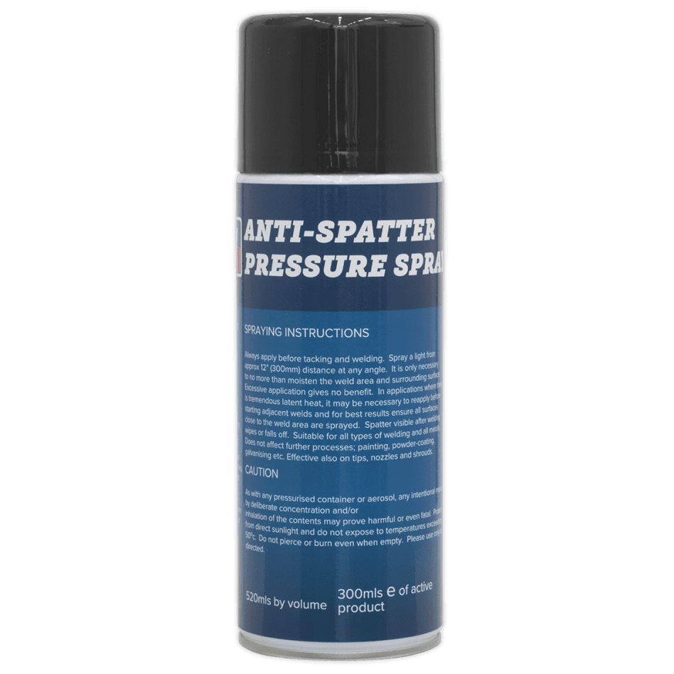 Sealey Anti-Spatter Pressure Spray 300ml Model No-MIG/722308