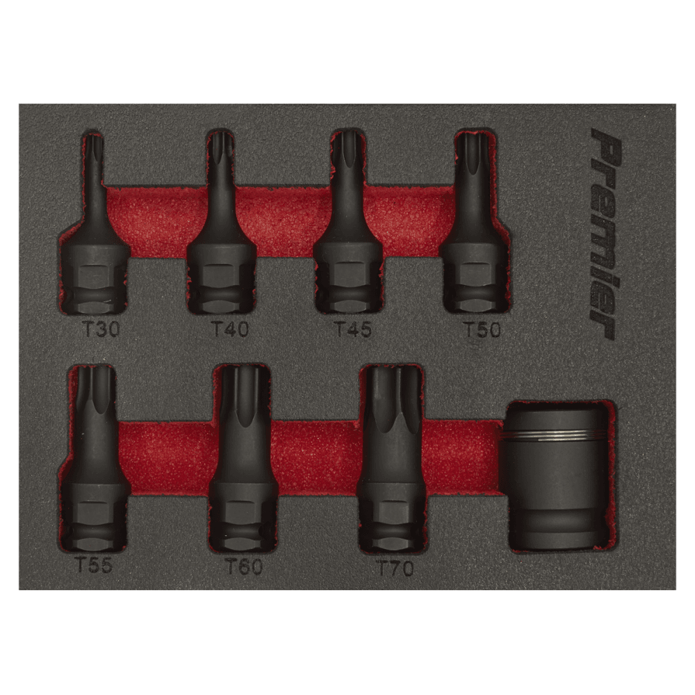 Impact TRX-Star* Socket Bit Set 8pc 3/8"Sq Drive Model No-AK5621