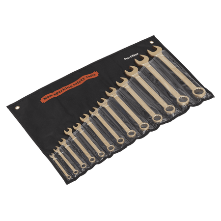 Combination Spanner Set 13pc 8-32mm Non-Sparking Model No-NS001