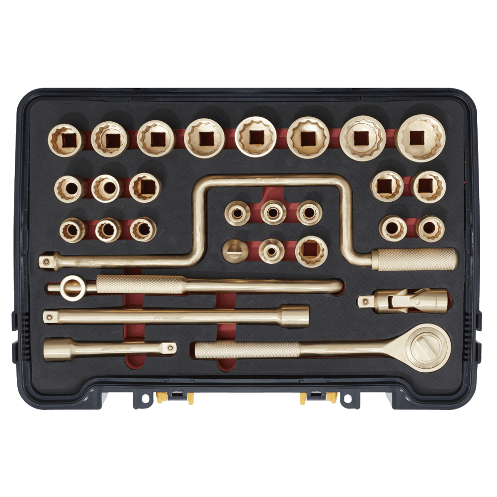 Socket Set 32pc 1/2"Sq Drive Non-Sparking Model No-NS039