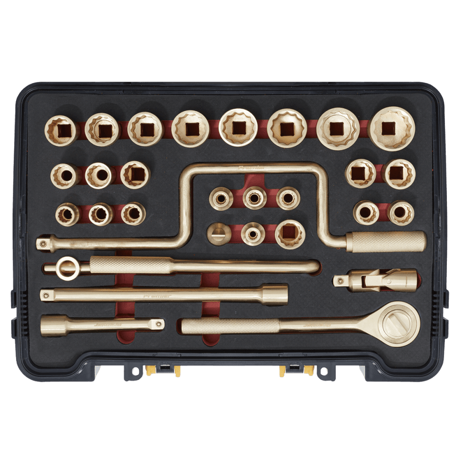 Socket Set 32pc 1/2"Sq Drive Non-Sparking Model No-NS039