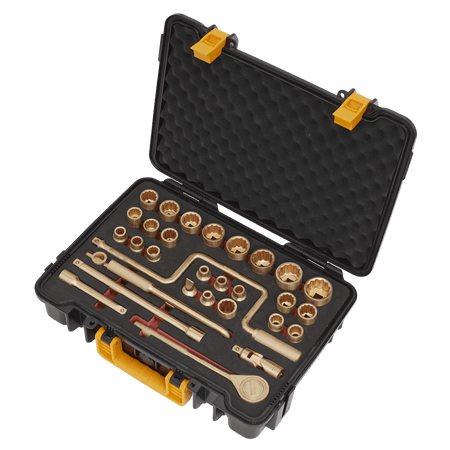 Socket Set 32pc 1/2"Sq Drive Non-Sparking Model No-NS039