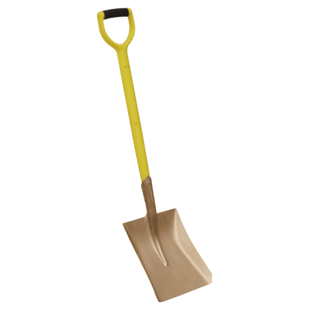 Square Shovel 240 x 418 x 990mm Non-Sparking Model No-NS106
