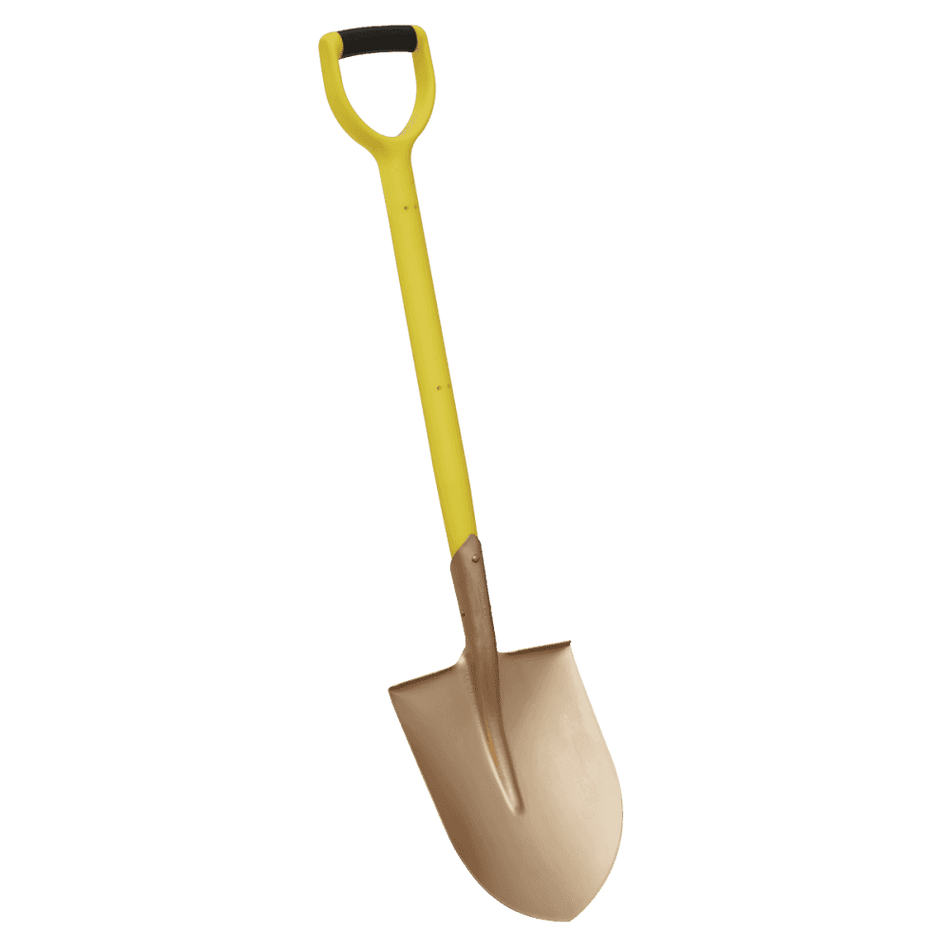 Round Point Shovel 240 x 420 x 990mm Non-Sparking Model No-NS107