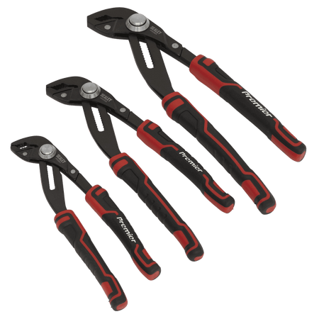 Water Pump Pliers Set 3pc Quick Action Model No-AK8380