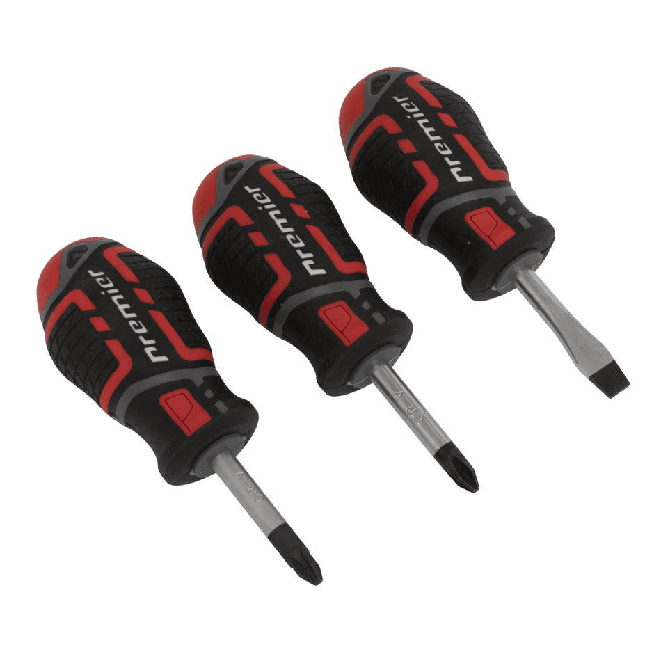 Screwdriver Set 3pc GripMAX, Stubby Model No-AK4328