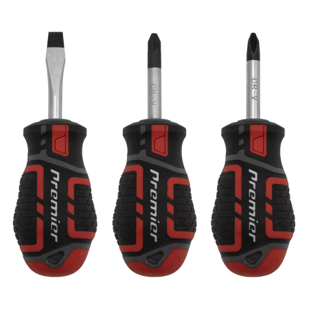 Screwdriver Set 3pc GripMAX, Stubby Model No-AK4328