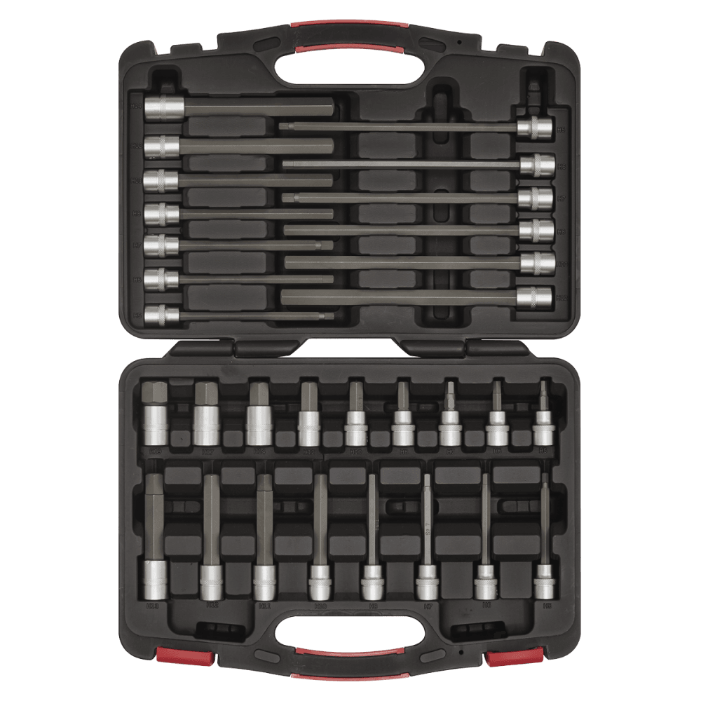 Hex Socket Bit Set 30pc 3/8"Sq Drive Model No-AK89000