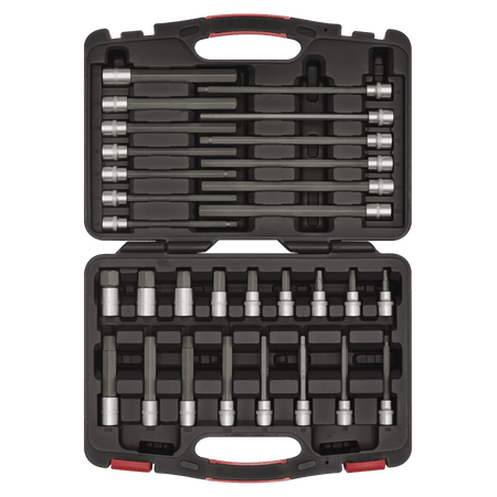 Hex Socket Bit Set 30pc 3/8"Sq Drive Model No-AK89000