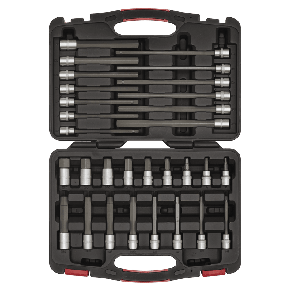 Hex Socket Bit Set 30pc 3/8"Sq Drive Model No-AK89000
