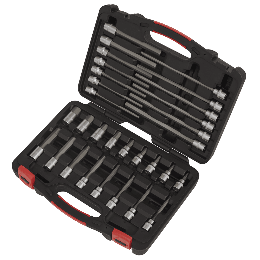 Hex Socket Bit Set 30pc 3/8"Sq Drive Model No-AK89000