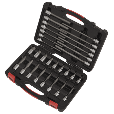Hex Socket Bit Set 30pc 3/8"Sq Drive Model No-AK89000