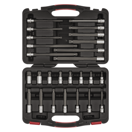 Spline Socket Bit Set 26pc 3/8"Sq Drive Model No-AK89002