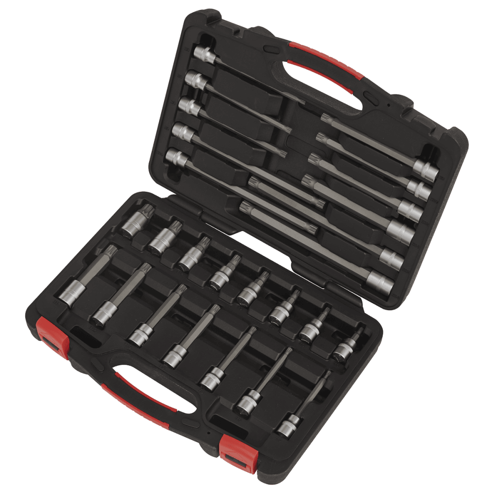 Spline Socket Bit Set 26pc 3/8"Sq Drive Model No-AK89002