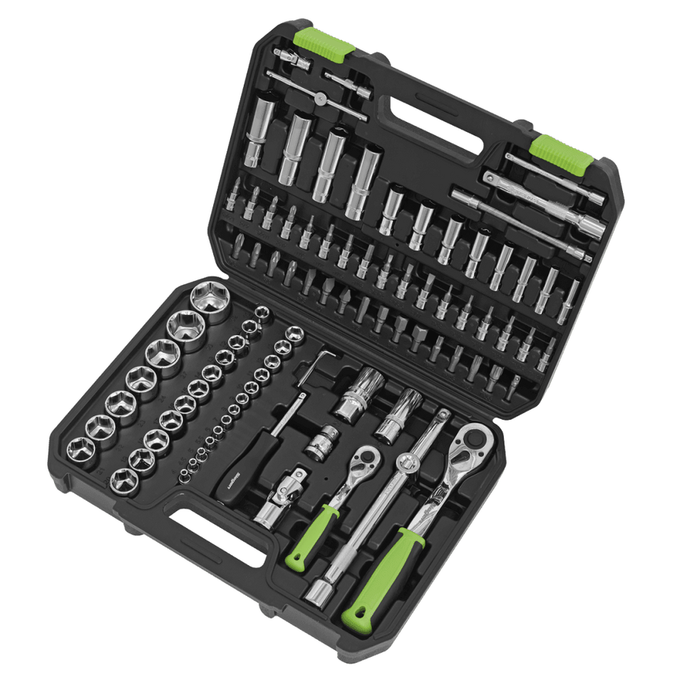 Socket Set 94pc 1/4" & 1/2"Sq Drive WallDrive, Metric Model No-S01210