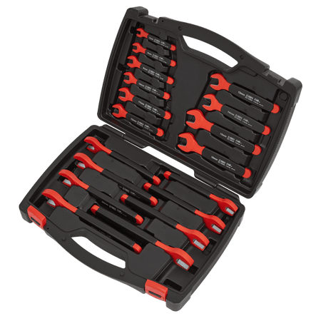 Insulated Open-End Spanner Set 18pc VDE Approved Model No-AK63172