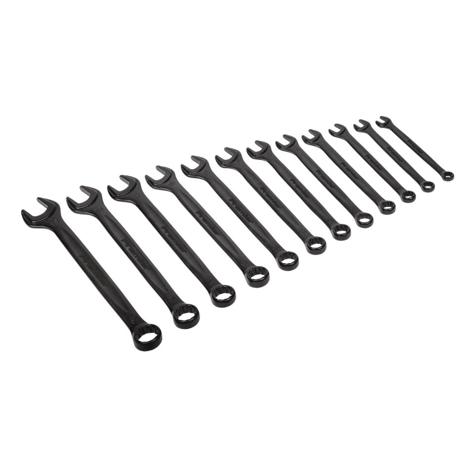 Combination Spanner Set 12pc Metric - Black Series Model No-AK63263B
