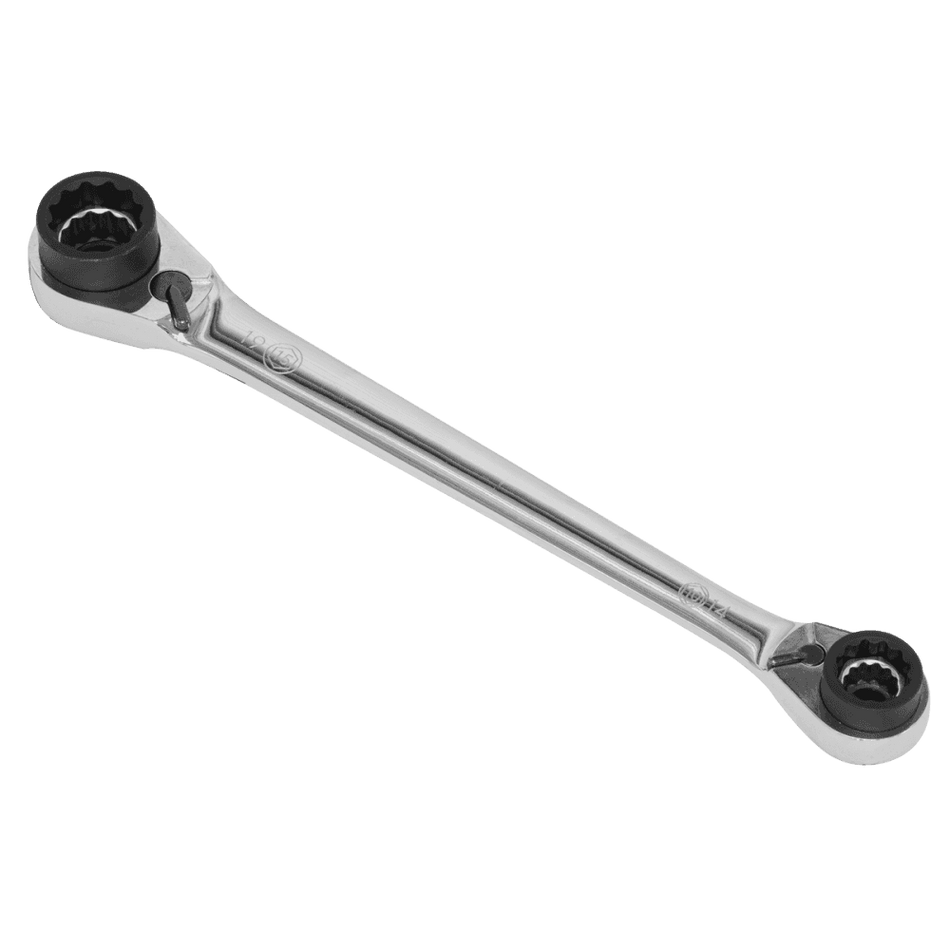 Ratchet Ring Spanner 8-in-1 Reversible Metric Model No-AK6391